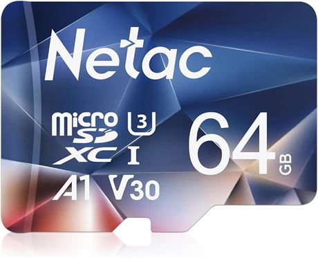 2 Pcs, Netac 64GB Micro SD Card Up to 100MB/s TF Card