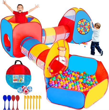 Kids Play Tent, 5 in 1 Pop Up Play Tunnel for Kid Toddler