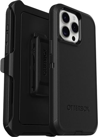 iPhone 15 Pro MAX (Only) OtterBox Defender Series Case - BLACK