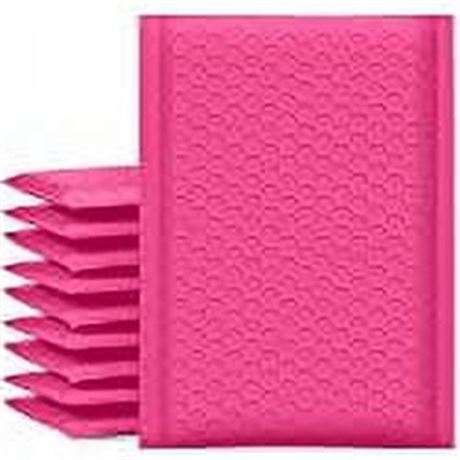 UcgOU Bubble Mailers 6x9 Inch Hot Pink 50 Pack Poly Padded Envelopes