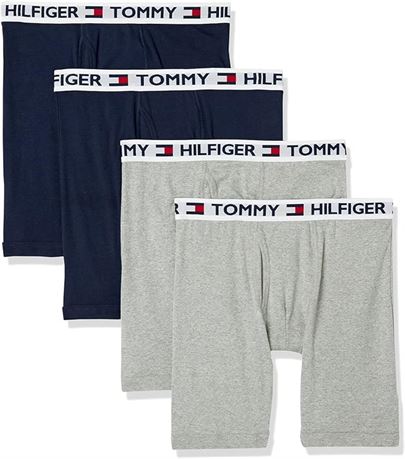 MED - Tommy Hilfiger Mens Underwear 4 Pack Boxer Brief