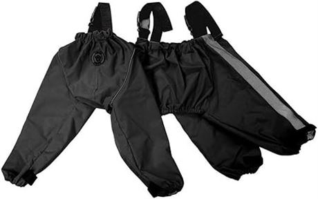 FouFou Dog 62565 Bodyguard Protective All-Weather Dog Pants, X-Large, Black