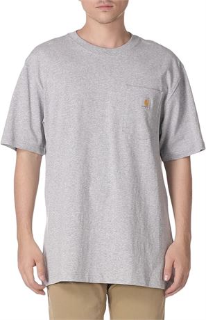 SMALL - Carhartt mens K87 Workwear Short Sleeve T-shirt (Regular and Big & Tall