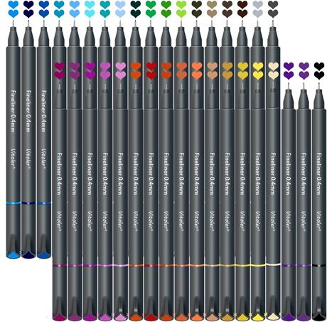 VITOLER 36 VIBRANT Colored Pens