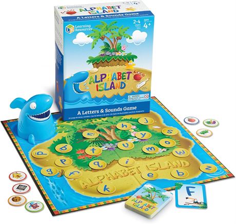 Learning Resources Alphabet Island, Letter & Sounds Game