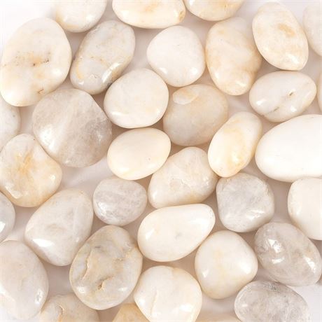 Galashield 5 lb White Rocks Pebbles