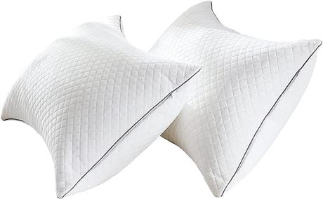 Pillows Queen Size 2 Pack for Bed Sleeping - Hotel Pillow with Hypoallergenic