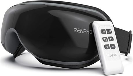 RENPHO Eyeris1 Eye Mask with Heat, Remote Control, Bluetooth Music, Rechargeable