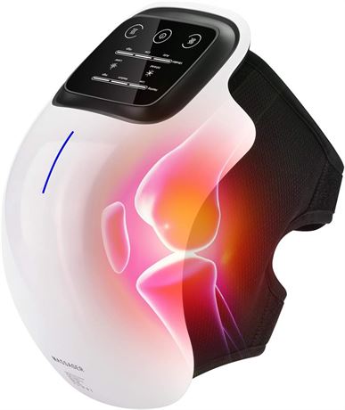 FORTHiQ Cordless Knee Massager, Powerful Infrared Heat and Vibration