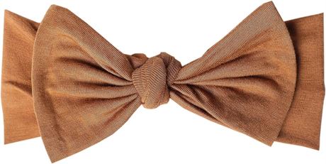 Baby Stretchy Soft Knit Headband Bow"Camel"