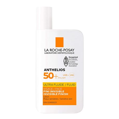 La Roche-Posay Sunscreen Lotion, Anthelios Ultra Fluid Face Sunscreen SPF 50+