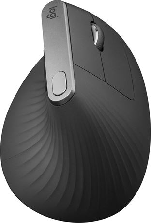 Logitech MX Vertical Wireless Mouse – Advanced Ergonomic Design Reduces Muscle