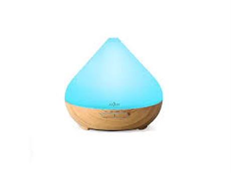 Anjou Colour Changing Aroma Mist Diffuser Light Wood Grain Effect 300ml