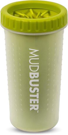 Dexas MudBuster Portable Dog Paw Cleaner, Large, Green (PW720383)