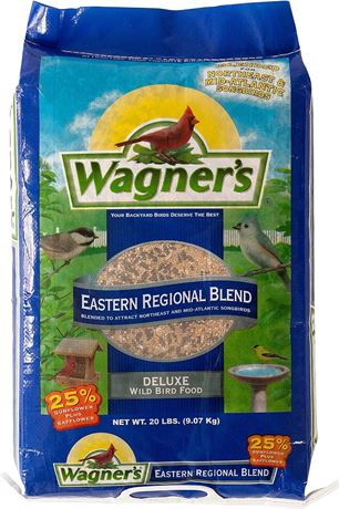 Wagner's Eastern Regional Blend Wild Bird Food, 20-Pound Bag