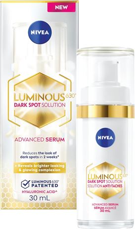 NIVEA LUMINOUS630 Dark Spot Solution Advanced Serum, 30 ml