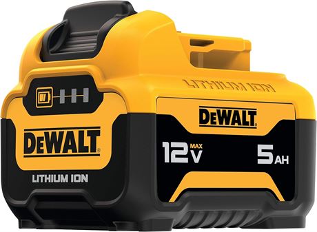 DEWALT 12V MAX* 5.0AH Lithium Ion Battery Pack (DCB126)