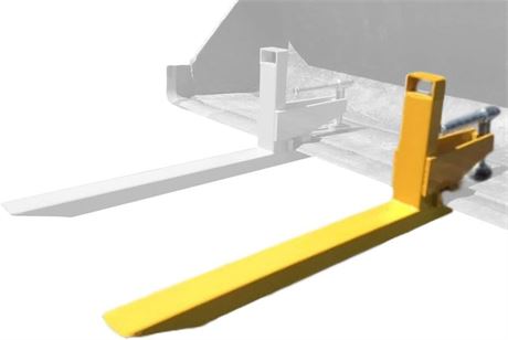 ONLY 1 BFT1000G - Premium Clamp on Pallet Fork for Tractors, 2000 lb Capacity,