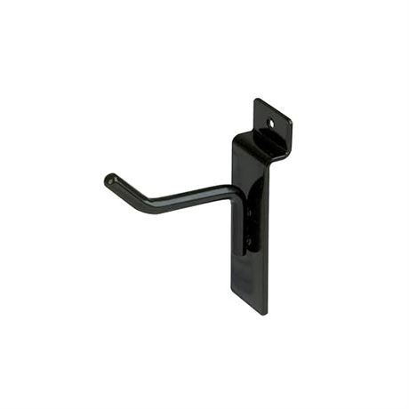 Econoco EBL/H2 Deluxe Hook, 2-Inch, Black Finish (Pack of 96)