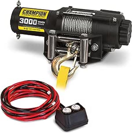 Champion Power Equipment 13004 Power Winch Kit - 3000 lb. Capacity