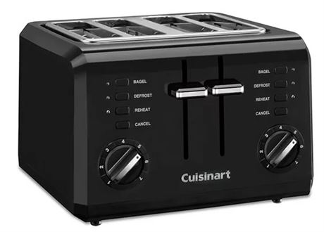 Cuisinart® 4-Slice Compact Toaster, Black