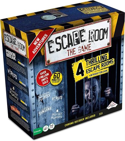 Escape Room The Game, Version 2 - with 4 Thrilling Escape Rooms |