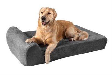 25"x40"Orthopedic Dog Beds for Medium Large Jumbo Dogs, Memory Foam Dog Bed