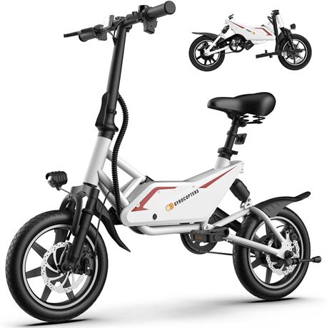 Gyrocopters Frost Electric Bike for Adults & Teens | UL2849 Safe Folding Ebike