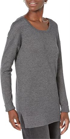 XXL -  Essentials Women's Lightweight Long-Sleeve Scoop-Neck Tunic Sweater