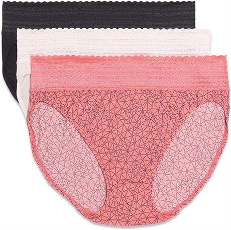 XL - Warner's womens Blissful Benefits Dig-free Comfort Waistband With Lace