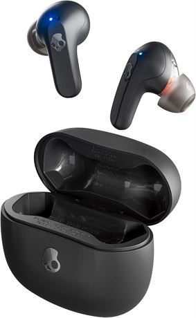 Skullcandy Rail In-Ear Wireless Earbuds, 42 Hr Battery, Skull-iQ, Alexa Enabled