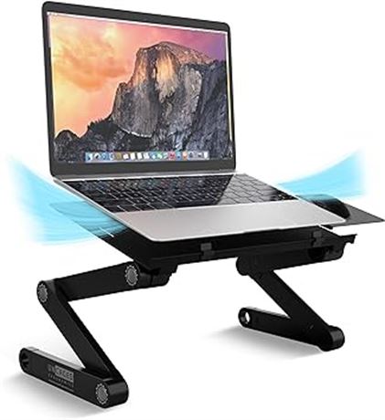 WorkEZ BEST Adjustable Laptop Stand and Lap Desk for Laptop Adjustable Laptop