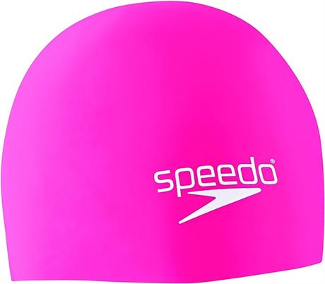 Pink Speedo Unisex-Adult Swim Cap Silicone Elastomeric