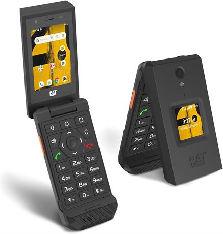 CAT S22 Rugged Flip Phone Unlocked (16GB) 2.8" Touchscreen Smart Cell Phone
