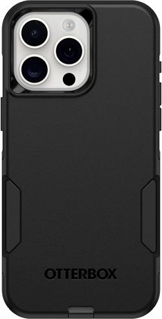 OtterBox iPhone 15 Pro MAX (Only) Commuter Series Case - BLACK, slim & tough