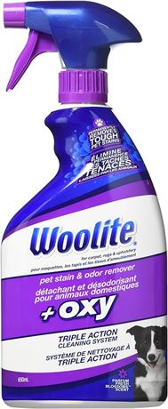 BISSELL 22-Ounce Woolite Oxygen Pet Stain and Odor Remover, 650 ml (Pack of 1)