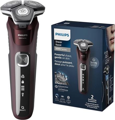 Philips Electric Shaver Series 5000, Wet & Dry with SkinIQ technology, S5881