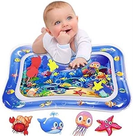 Infinno Inflatable Tummy Time Mat Premium Baby Water Play Mat for Infants