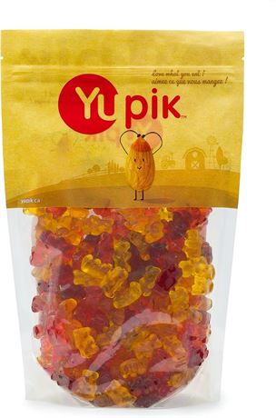 Yupik Gummy Fruit Bears - All Natural, 1Kg
