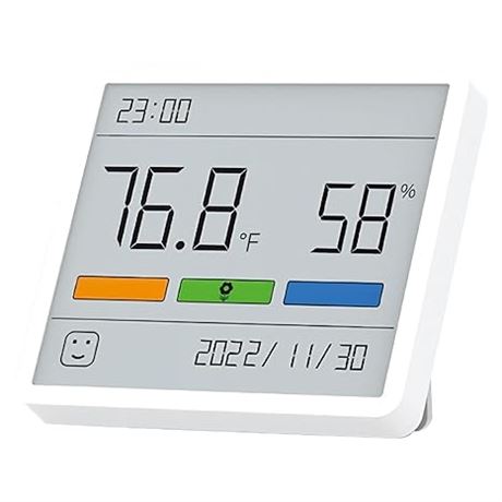 ATuMan Digital Thermometer Hygrometer, Indoor Thermometer, Room Temperature