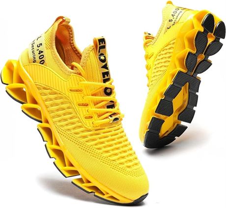 9.5 -  Brand: Kapsen Men's Running Shoes Blade Tennis Walking Fashion Sneakers