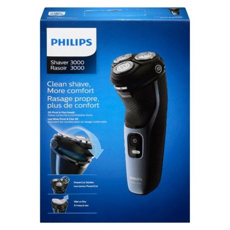 PHILIPS WET/DRY ELECTRIC SHAVER 3100 - SERIES 3000 S3133/51