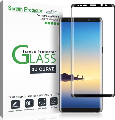 amFilm Galaxy Note 8 Screen Protector Glass