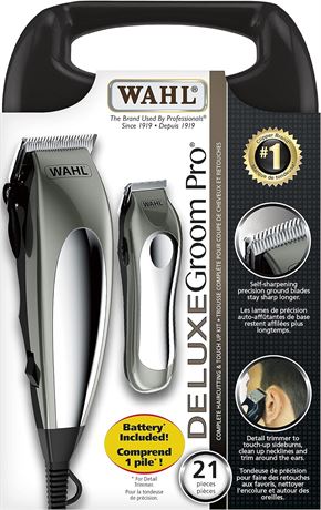 Wahl Canada Deluxe Groom Pro, Complete Haircutting & Touch Up Kit