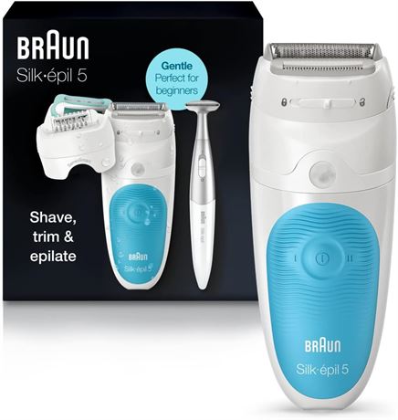 Braun Epilator Silk-épil 5 5-810, Hair Removal Device, Epilator for Women