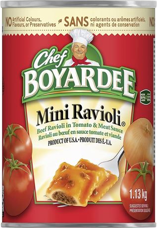 Chef Boyardee Mini Ravioli, 1.13 Kg, 1 Count
