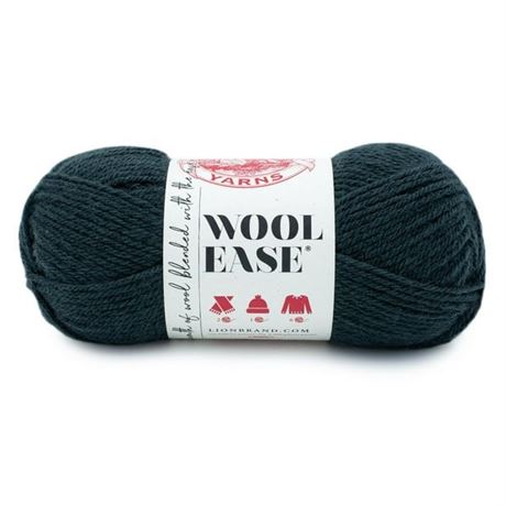 Lion Brand Yarn 620-052 Wool-Ease Flint Medium Wool Blend Yarn, Lion Brand Yarn