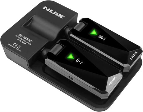 NUX B-5RC Wireless Guitar System for Most of Types of Guitar with Active or Pass