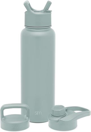Simple Modern Water Bottle with Straw, Chug Lid and Handle | Insulated Stainless