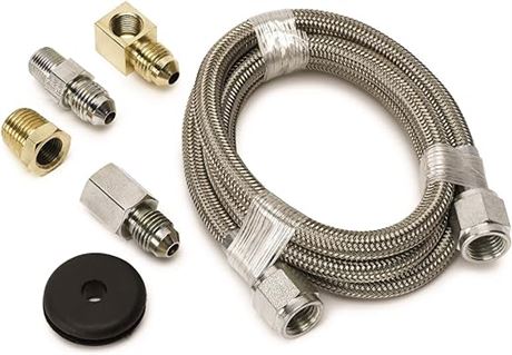Auto Meter 3227 3/16" Braided Stainless Steel Hose ID Fitting